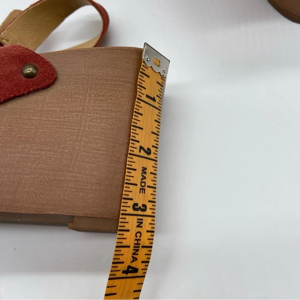 Lucky Brand Suede Wedge Currant Color Sandal Size US‎ 6.50/EU 37
